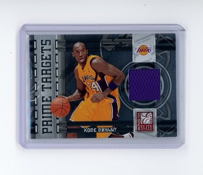 2009-10 Donruss Elite Kobe Bryant #2 Prime Targets Game-Used Jersey /99 Lakers