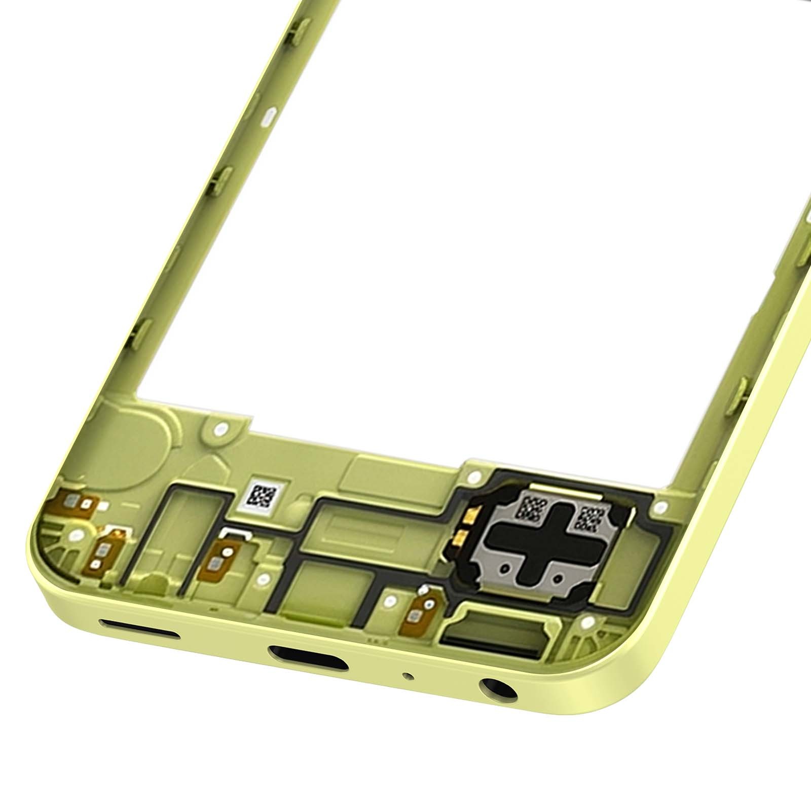 Châssis central de Galaxy A15 5G vert lime pour rénover son téléphone - 3