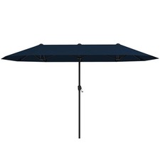 13 FT Large Patio Umbrella Outdoor Double-Sided Table Market Umbrella for Garden