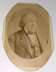 Rare Antique ID'd Inventor NY Iron Manufacturer & Millionaire Cabinet Card Photo — photo 2