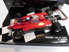 Ferrari 126C2 1982 Didier Pironi [PMA 1/43 Minichamps F1 Minicar] FERRARI