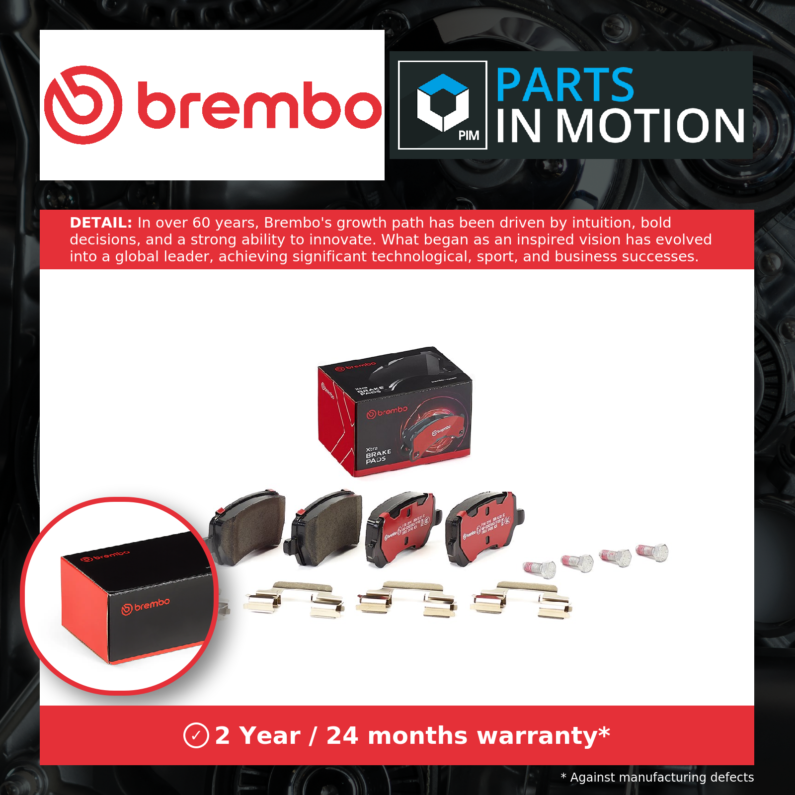 ✅Fits BREMBO P 86 021X Brake Pad Set, Disc Brake ⭐UK Seller⭐ - Image 18