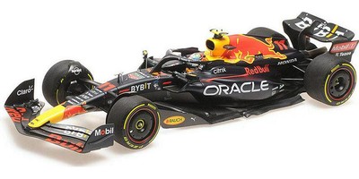 Red Bull Racing RB18 Sergio Perez Abu Dhabi Grand Prix 2022 1:18 Scale Model Car