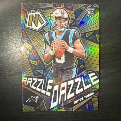 2023 Mosaic Football BRYCE YOUNG Razzle Dazzle Rookie RC SSP Case Hit RD-15 