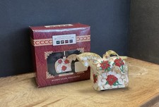 Painted Ponies: Poinsettia Pony Blown Glass Ornament, 4022895