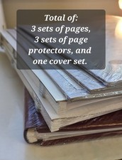 Creative Memories 12x15 Dark Red 45 Pages and 45 Protectors, see photos 4 dent