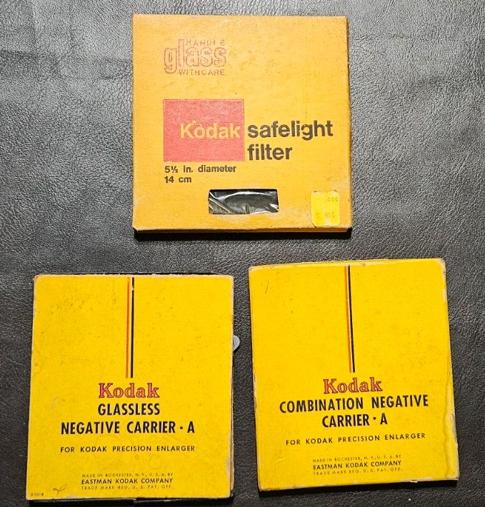Kodak Darkroom Safelight And Combinatio Negative Carriers A Vintage