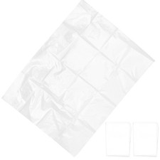 3 Pcs Transparent Plant Covers Frost Proof Breathable PE Protective Bags