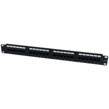 StarTech 24 Port 1U Rackmount Cat 6 110 Patch Panel