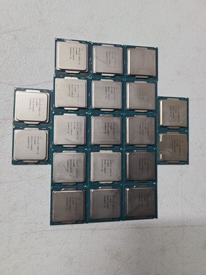 Lot of 19 Intel core 6th & 7th gen i5 CPU processors, i5-6500×16, 6500t×2 7500×1