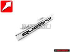 Audi Original QUATTRO Vorne Kühlergrill Emblem Schriftzug Chrom - 4F9853736 2ZZ