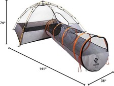 Portable Foldable Enclosure for Cats and Small Pets, 74"x74"x36", Grey