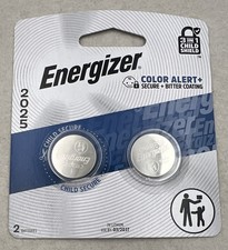 2 Energizer Genuine Fresh CR2025 2025 3V Lithium Coin Cell Batteries Exp 03/2037