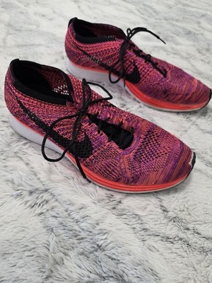 NIKE, shoes, Flynit Racers! ACAI BERRY, WORN ONCE! Mens Size 11.5,running, Exc!!