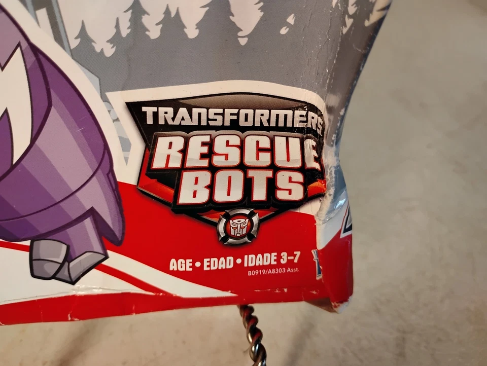 Playskool Heroes Transformers Rescue Bots Blurr Figura NUEVA CAJA DE DAÑOS Foto 3 de 4