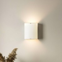 Lindby Glas Wandlampe, Wandleuchte Innen, Innenleuchte Wand Glas Metall, 1X E27