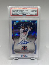 2023 Bowman Sapphire Edition Baseball Cards Checklist and Odds 12