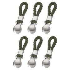 6Pcs Pinces À Torchon 4.3"dia Vert Rond pour Maison