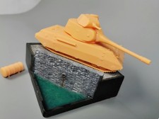 3D Printed 1/72 D Series "Double-layer Rat" tank Unpainted