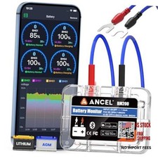 BM200-US Battery Monitor 12V Automotivetooth  Auto Battery Load Tester Blue