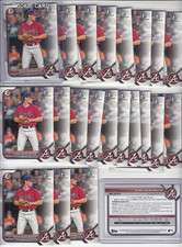 (20) Card Lot 2022 Bowman Draft BLAKE BURKHALTER #BD-10 Rookie 1st ATL BRAVES