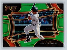 2024 Panini Select - Reggie Crawford #18 - Green Prizms #/5