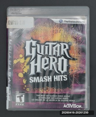 Playstation 3 Guitar Hero Smash Hits - Cleaned - Tested - CIB