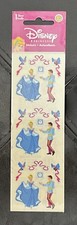 Vintage DISNEY CINDERELLA  PRINCE CHARMING SCRAPBOOK STICKERS - Sandylion - New
