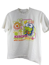 Vintage 1997 Sanrio Keroppi Graphic T-Shirt Youth X-Large White Hello Kitty 90s