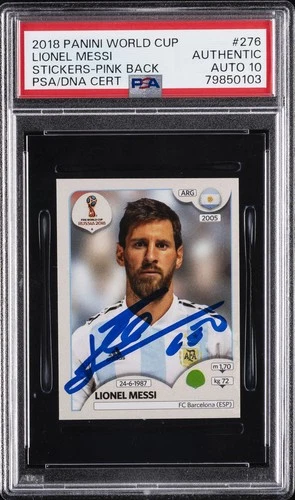 World Cup Lionel Messi 2018 Panini World Cup Lionel Messi #276 Pink