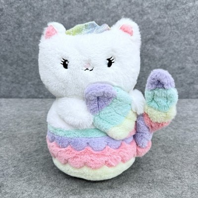 FAO Schwarz Glow Brights Meowmaid Plush Stuffed Toy 11'' LED Lights Sound Effects
