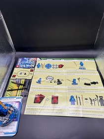 LEGO Ninjago 9570 NRG Jay Minifigure with 3 Weapon, 5 Card, Spinner, And Manual