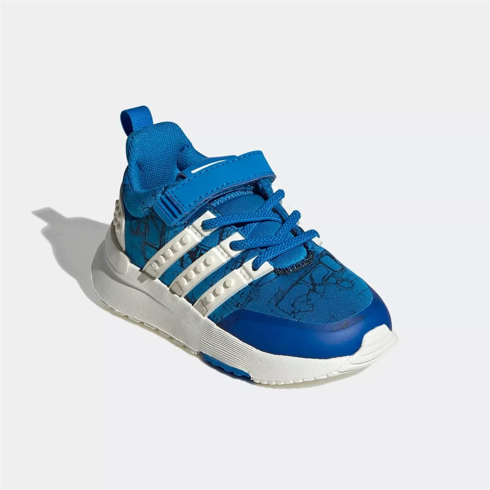 INFANTS toddlers uk size 5 - adidas LEGO racer trainers blue rare image 5