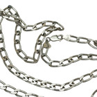 ITALY 925 STERLING SILVER 30" FLAT CURB CHAIN NECKLACE - 36.9g — photo 3