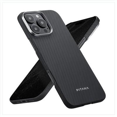 iPhone 16 Pro Max Hülle Aramid ultraleicht MagSafe Kameraschutz Schwarz