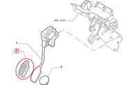 Pedalabdeckung Beschleuniger Fiat Punto Pirelli FüR 7653555