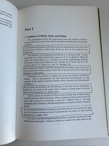 COMBINATORIAL GEOMETRY IN THE PLANE By Hugo Hadwiger - Hardcover - Picture 12 of 12