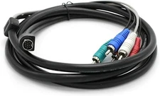 RGB Audio Video Cable - 5 Male To 10 Pin - 6 FT - Eliminates Noise and Feedback