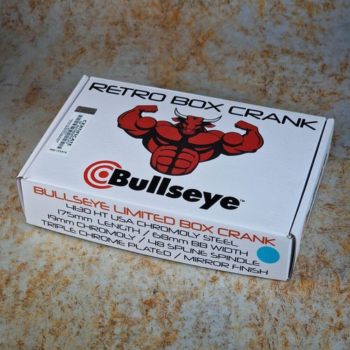 Bullseye Retro Box Old School BMX Cranks Limited Edition SE Blue Made in USA - Picture 6 of 7