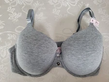 Victoria's Secret The T-shirtCotton Logo Hardware Perfect Shape Push-Up Bra 36DD