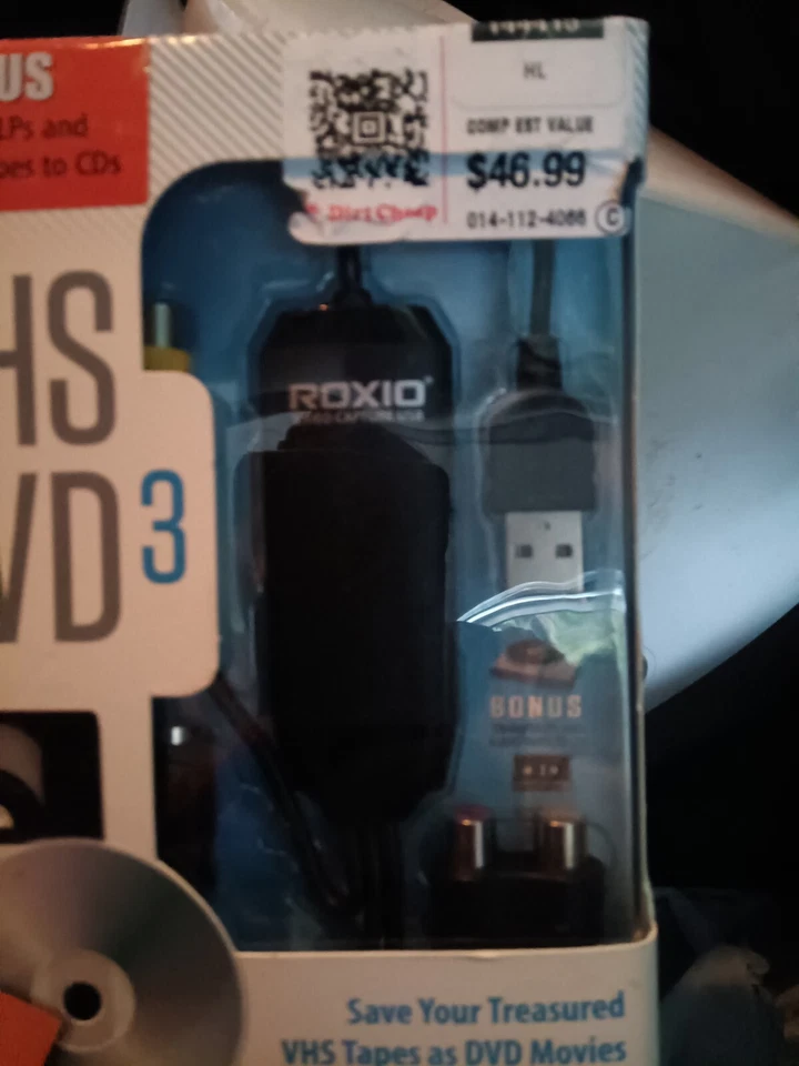 Roxio Easy VHS to DVD 3 Convert Old Home Movies VHS Tapes To DVD 253000 NIB - Image 3 of 4