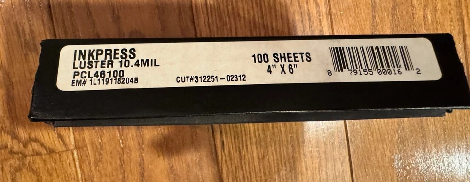 Impress Luster 4x6 Photo Paper 100 Sheets Sealed PCL 46100 - Image 2 of 3