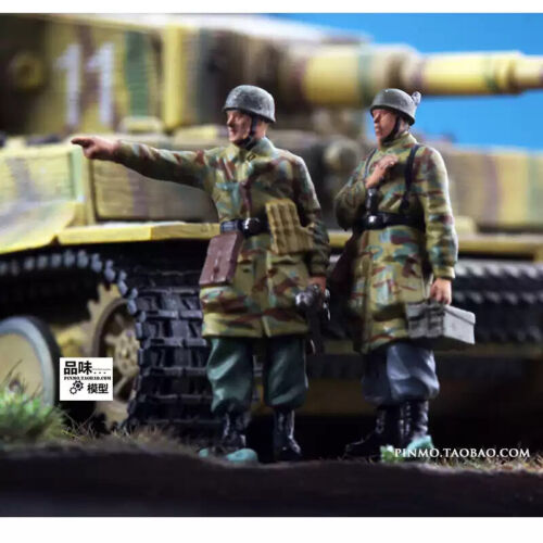 1/72 German Battlefield Winter Heavy 2 Troopers Model Homemade Finished Colored - 第 1/4 張圖片