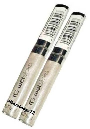 (LOT OF 2) CoverGirl Wetslicks Lip Gloss #355 SNOW DROP, Sealed - DISCONTINUED - Picture 2 of 2