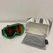 Smith Scope Snow Sport Goggle Green Frame w/ Red Sol-X Mirror Lens