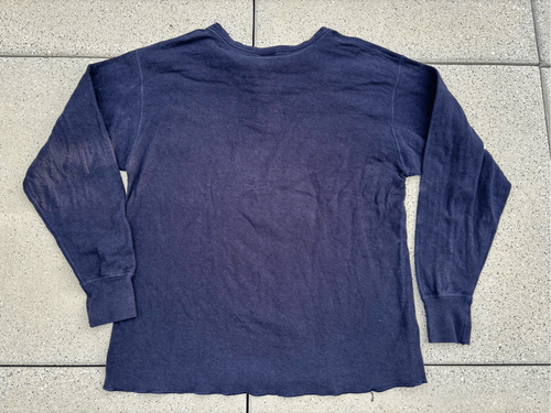 Camisa de conductor vintage LL Bean Two Layer River’s 2037 en azul marino - grande para hombre - Imagen 2 de 8