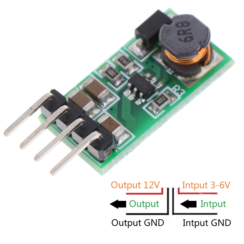 Image 1 - DC 3.3V 3.7V 5V 6V to 12V Step-up Boost Voltage Regulator Converter modul JE