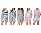 Disney Women's 2 Piece Short Pajama Set with Pockets Sleepwear