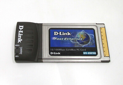 D-Link DFE-690TXD 10/100 Mbps CardBus PC Card Fast Ethernet Notebook Adapter