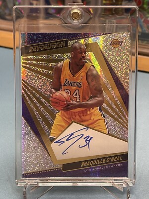2021-22 Panini Revolution Shaquille O'Neil AUTO On Card Lakers